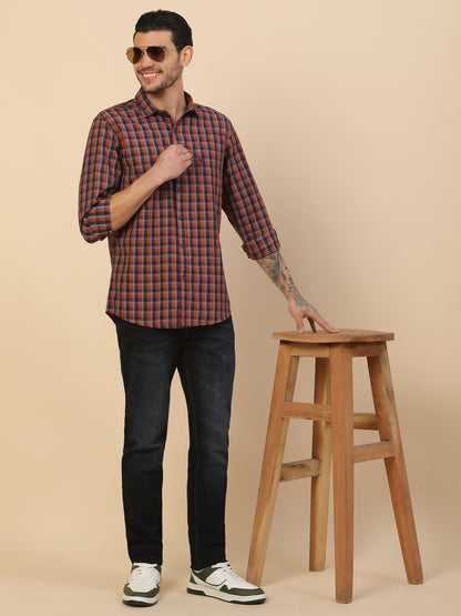 Denim Jeans for Men | Breathable & Soft with Color Fastness Slim Fit Poly Cotton Fabric Solid Pattern Button Closure
