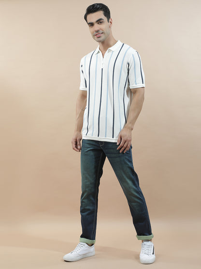 Denim Jeans for Men l Breathable & Soft with Color Fastness Slim Fit Polycotton Fabric Solid Pattern