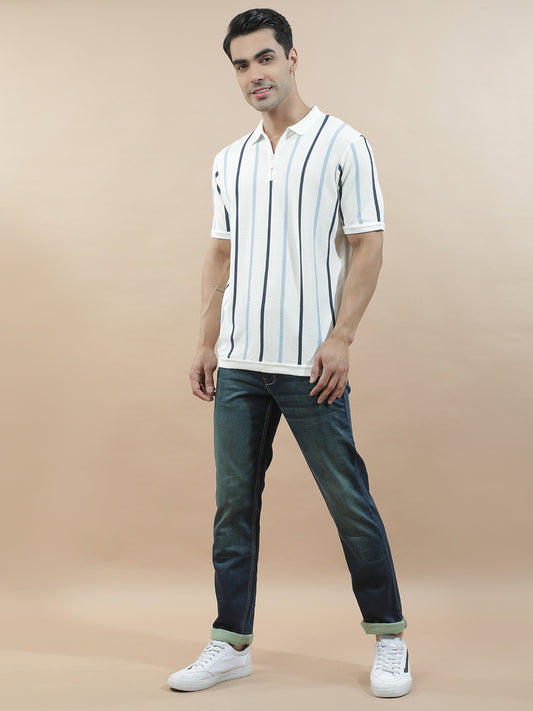 Denim Jeans for Men l Breathable & Soft with Color Fastness Slim Fit Polycotton Fabric Solid Pattern