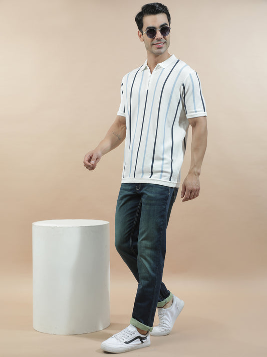 Denim Jeans for Men l Breathable & Soft with Color Fastness Slim Fit Polycotton Fabric Solid Pattern