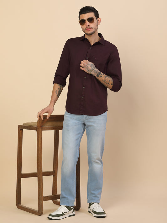 Denim Jeans for Men | Breathable & Soft with Color Fastness Slim Fit Poly Cotton Fabric Solid Pattern Button Closure