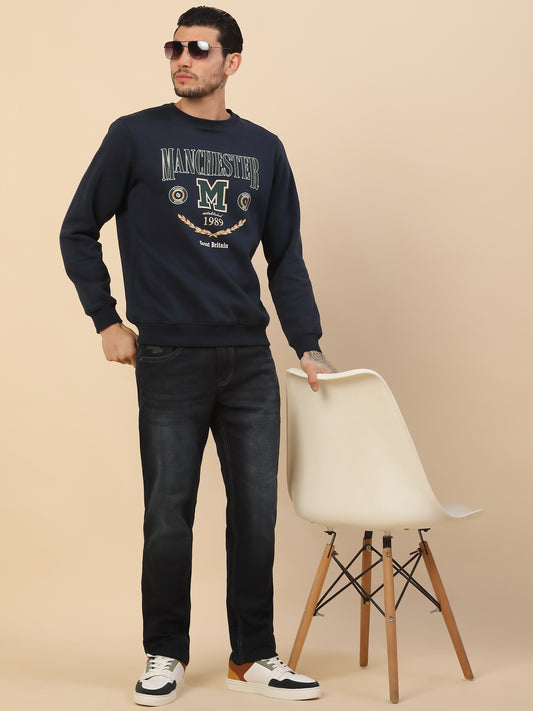 Denim Jeans for Men | Breathable & Soft with Color Fastness Slim Fit Poly Cotton Fabric Solid Pattern Button Closure