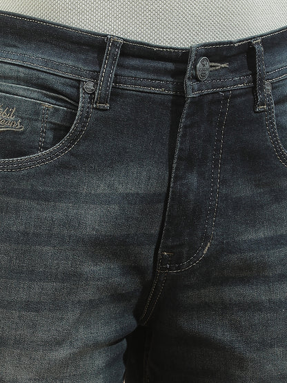 Denim Jeans for Men l Breathable & Soft with Color Fastness Slim Fit Polycotton Fabric Solid Pattern