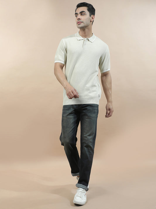 Denim Jeans for Men l Breathable & Soft with Color Fastness Slim Fit Polycotton Fabric Solid Pattern