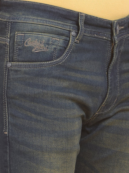 Men's Dirty Earth Slim Fit Casual Denim Jeans