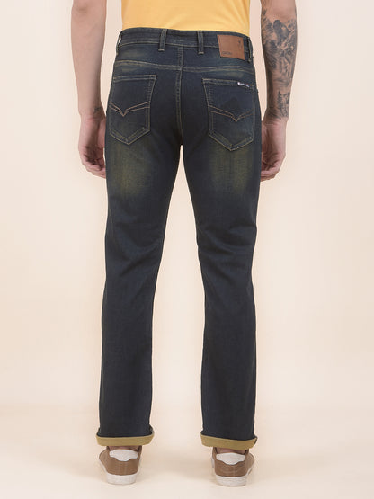 Men's Dirty Earth Slim Fit Casual Denim Jeans