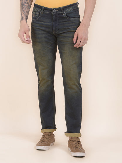 Men's Dirty Earth Slim Fit Casual Denim Jeans