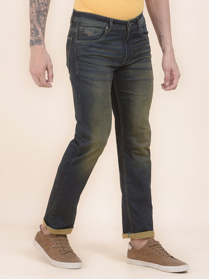 Men's Dirty Earth Slim Fit Casual Denim Jeans