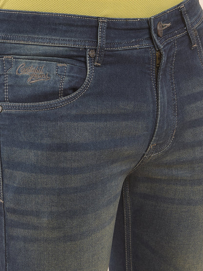 Men's Dirty Earth Slim Fit Casual Denim Jeans