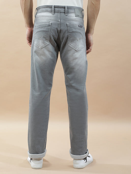 Denim Jeans for Men l Breathable & Soft with Color Fastness Straight Fit Polycotton Fabric Solid Pattern