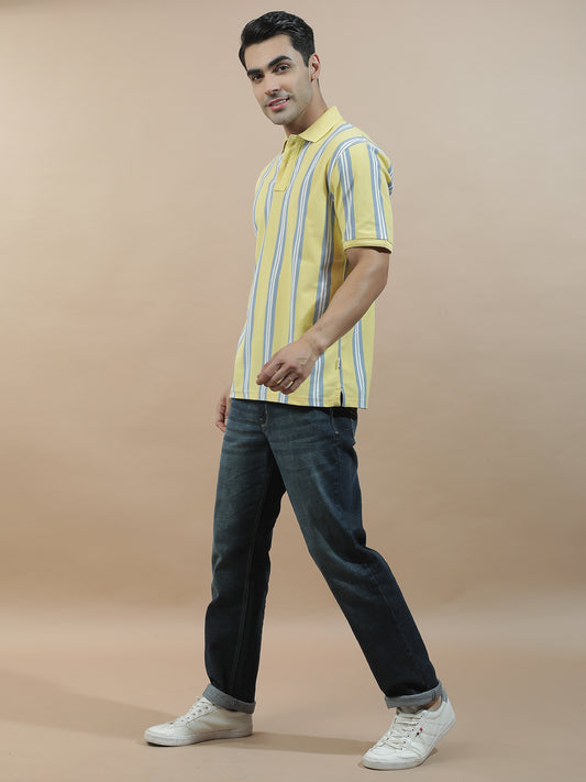 Denim Jeans for Men l Breathable & Soft with Color Fastness Slim Fit Polycotton Fabric Solid Pattern