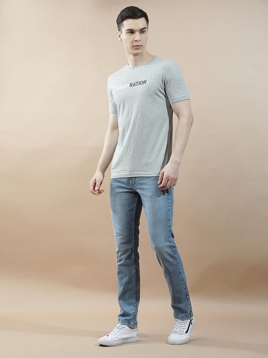 Denim Jeans for Men l Breathable & Soft with Color Fastness Slim Fit Polycotton Fabric Solid Pattern