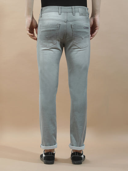 Denim Jeans for Men l Breathable & Soft with Color Fastness Slim Fit Polycotton Fabric Solid Pattern