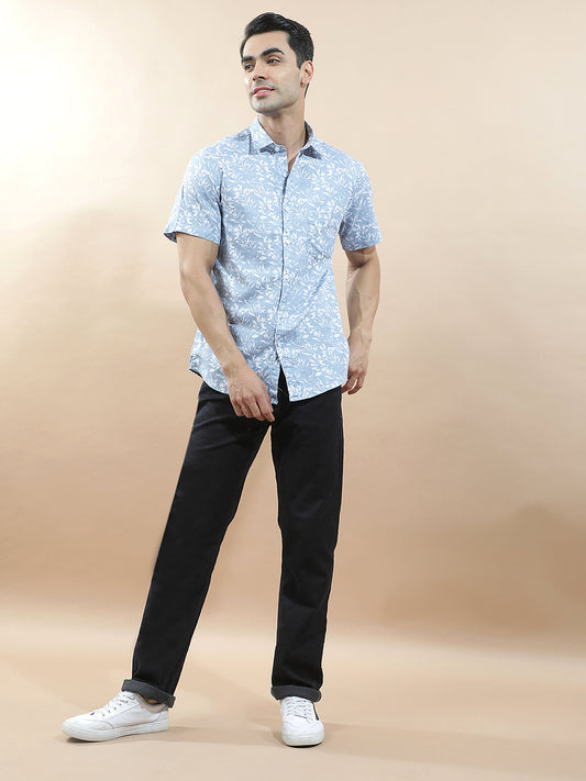 Denim Jeans for Men l Breathable & Soft with Color Fastness Straight Fit Polycotton Fabric Solid Pattern