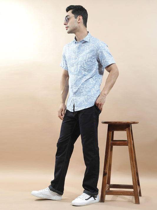 Denim Jeans for Men l Breathable & Soft with Color Fastness Straight Fit Polycotton Fabric Solid Pattern