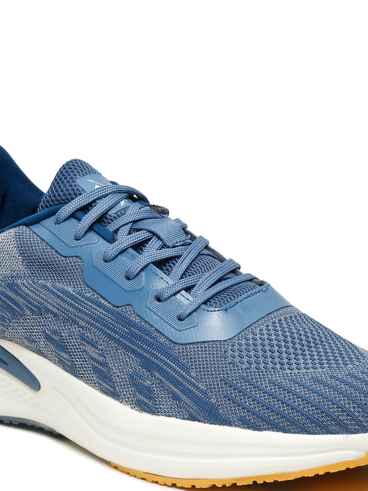 Men Lace-Up Blue Running Shoes