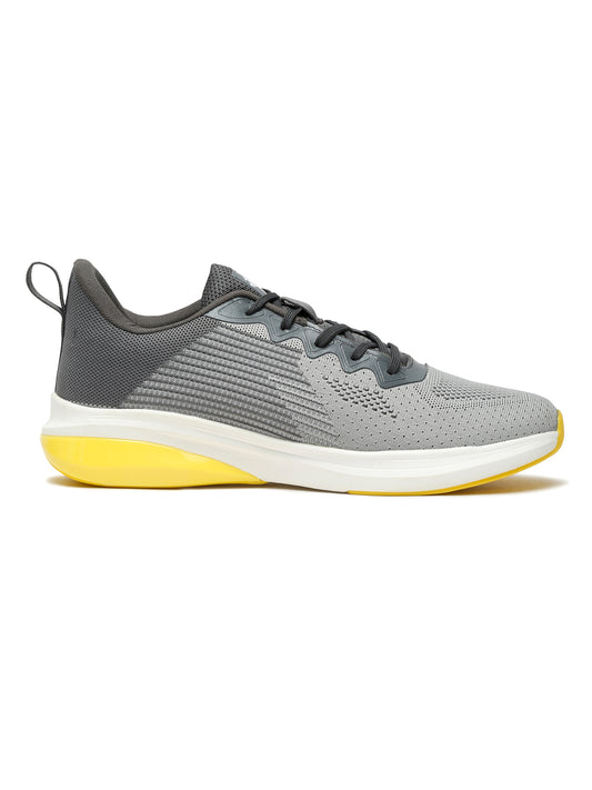 Men Lace-Up Grey Casual Shoes