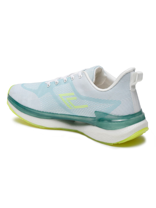 Men Colorblock Green Lace-Up Gym & Running Shoes