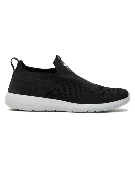 Men Slip-on Black Casual Shoes