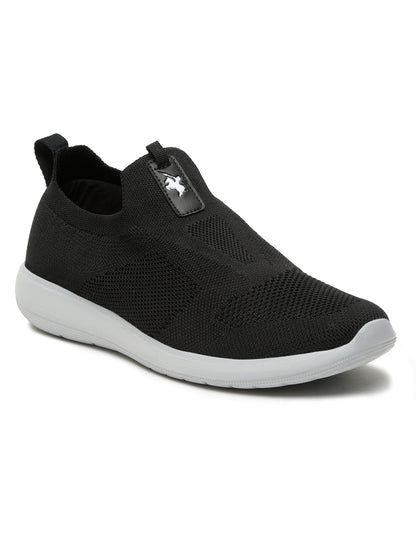 Men Slip-on Black Casual Shoes