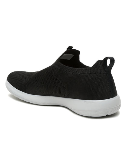 Men Slip-on Black Casual Shoes