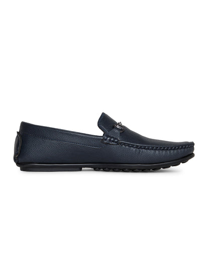 Men Slip-on Navy Blue Casual Loafer