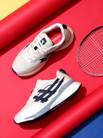 Casual Sports Shoes for Men | Lightweight & Comfortable with Cushioned Insole Mesh Upper TPR Sole Slip on Closure.