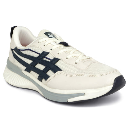 Casual Sports Shoes for Men | Lightweight & Comfortable with Cushioned Insole Mesh Upper TPR Sole Slip on Closure.