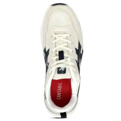 Casual Sports Shoes for Men | Lightweight & Comfortable with Cushioned Insole Mesh Upper TPR Sole Slip on Closure.