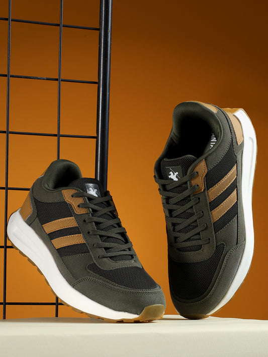 Casual Sports Shoes for Men | Lightweight & Comfortable with Cushioned Insole Mesh Upper Phylon Sole Slip on Closure