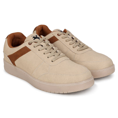 Casual Sneaker Shoes for Men | Lightweight & Comfortable with Cushioned Insole PU (Polyurethane) Upper TPR Sole Lace Up Closure