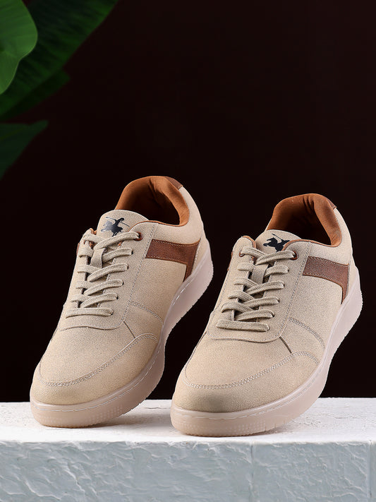 Casual Sneaker Shoes for Men | Lightweight & Comfortable with Cushioned Insole PU (Polyurethane) Upper TPR Sole Lace Up Closure