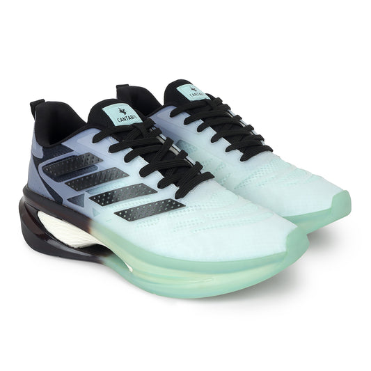 Casual Sports Shoes for Men | Lightweight & Comfortable with Cushioned Insole Mesh Upper Phylon Sole Slip on Closure