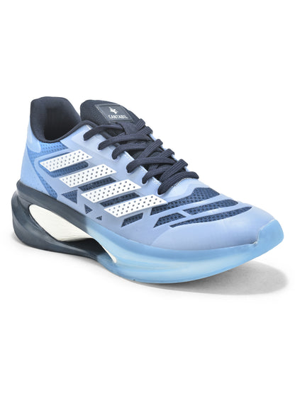 Casual Sports Shoes for Men | Lightweight & Comfortable with Cushioned Insole Mesh Upper Phylon Sole Lace-UP on Closure