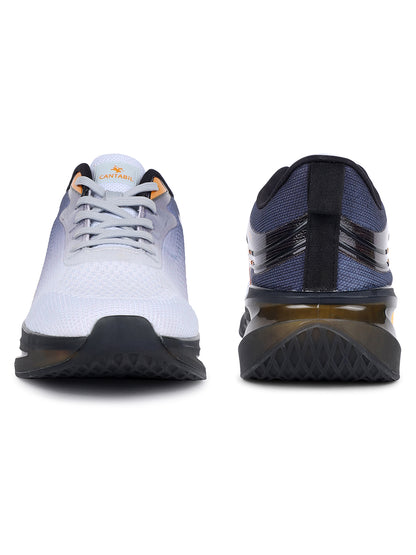 Casual Sports Shoes for Men | Lightweight & Comfortable with Cushioned Insole Flynet Upper Phylon Sole Lace Up Closure
