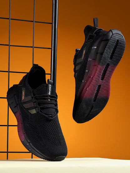 Casual Sports Shoes for Men | Lightweight & Comfortable with Cushioned Insole Flynet Upper Phylon Sole Slip on Closure