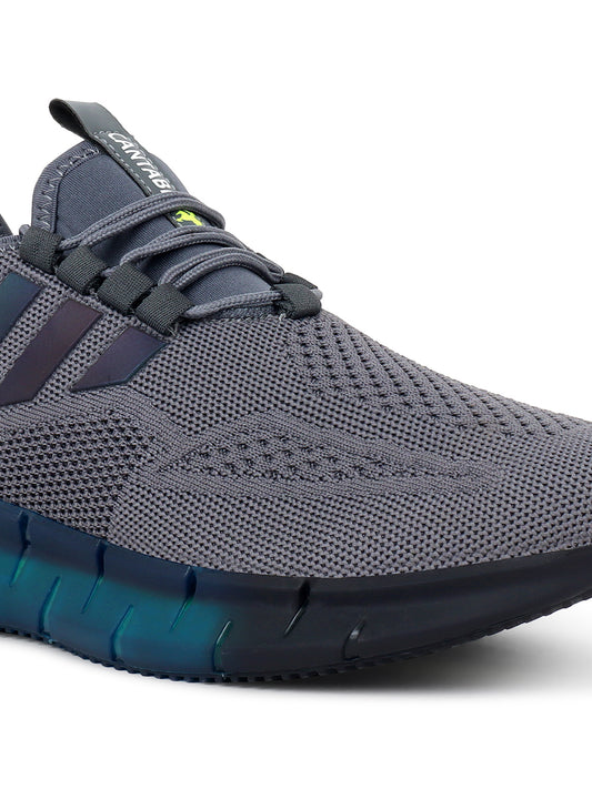 Casual Sports Shoes for Men | Lightweight & Comfortable with Cushioned Insole Flynet Upper Phylon Sole Slip on Closure