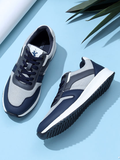 Casual Sports Shoes for Men | Lightweight & Comfortable with Cushioned Insole PU Upper Phylon Sole Lace Up Closure