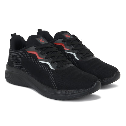 Casual Sports Shoes for Men | Lightweight & Comfortable with Cushioned Insole Flynet Upper EVA Sole Lace-Up on Closure