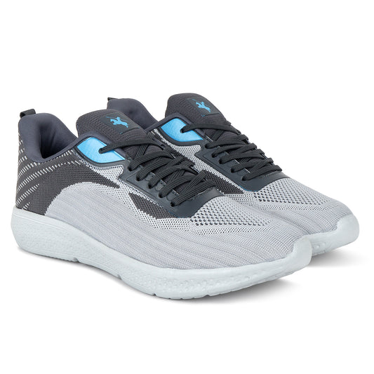 Casual Sports Shoes for Men | Lightweight & Comfortable with Cushioned Insole Flynet Upper EVA Sole Lace-Up on Closure