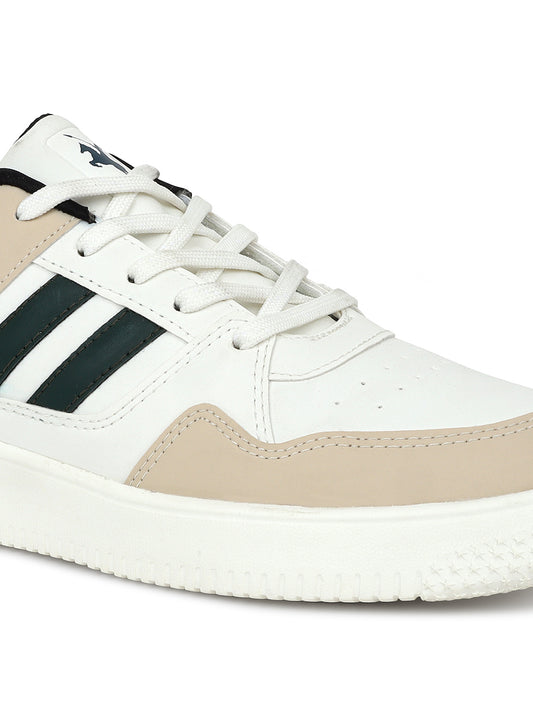 Casual Sneaker Shoes for Men | Lightweight & Comfortable with Cushioned Insole PVC Upper EVA Sole Lace-Up Closure