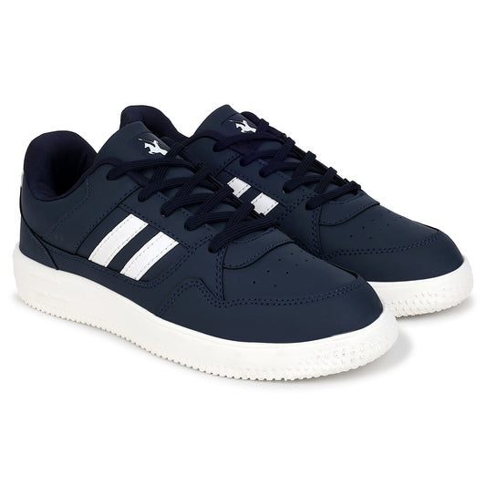 Casual Sneaker Shoes for Men | Lightweight & Comfortable with Cushioned Insole PVC Upper EVA Sole Lace-Up Closure