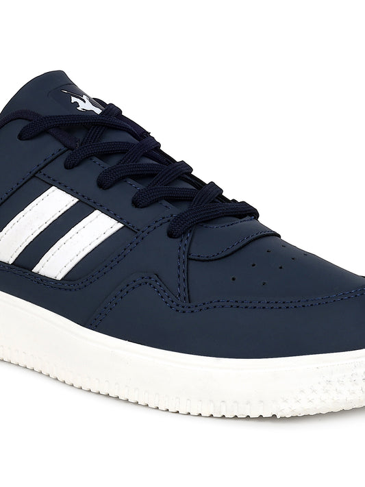 Casual Sneaker Shoes for Men | Lightweight & Comfortable with Cushioned Insole PVC Upper EVA Sole Lace-Up Closure