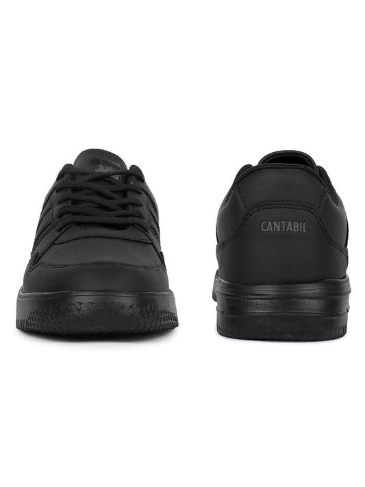 Casual Sneaker Shoes for Men | Lightweight & Comfortable with Cushioned Insole PVC Upper EVA Sole Lace-Up Closure