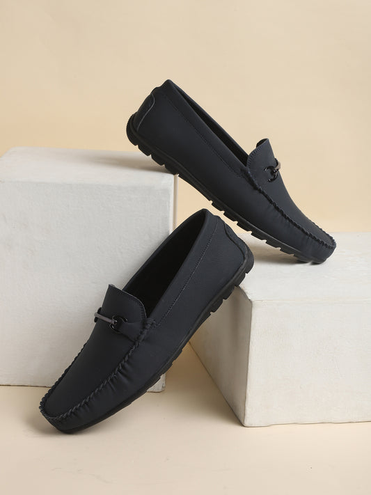 Casual Loafers Shoes for Men | Lightweight & Comfortable with Cushioned Insole PU Upper TPR Sole Slip on Closure