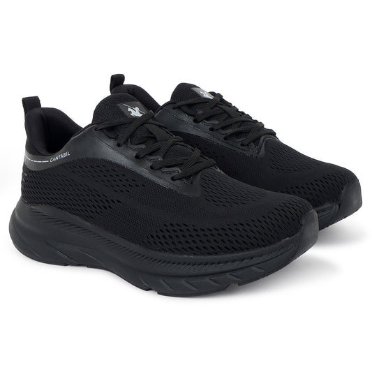 Casual Sports Shoes for Men | Lightweight & Comfortable with Cushioned Insole Mesh Upper Phylon Sole Lace Up Closure