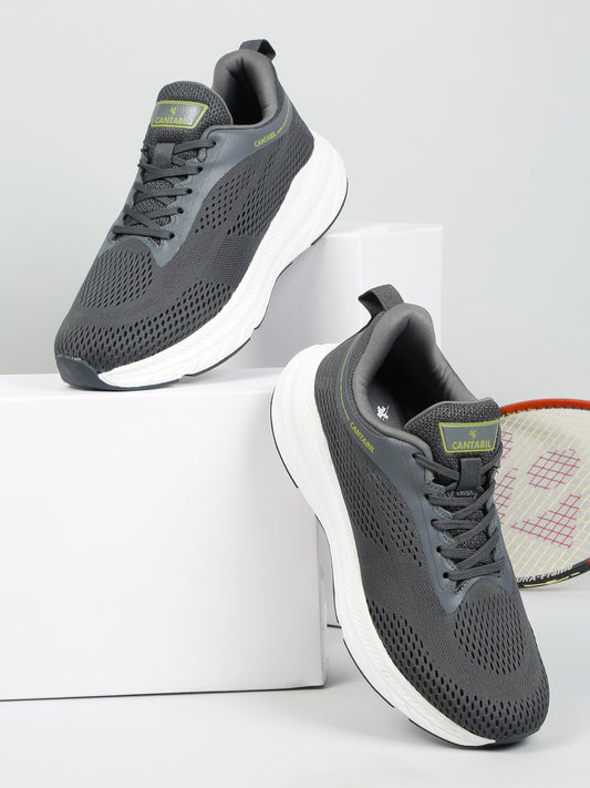 Casual Sports Shoes for Men | Lightweight & Comfortable with Cushioned Insole Mesh Upper Phylon Sole Lace Up Closure