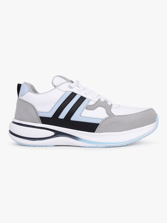 Casual Sneakers Shoes for Men | Lightweight & Comfortable with Cushioned Insole Polyurethane (PU) Upper Phylon Sole Lace Up Closure