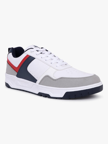 Casual Sneaker Shoes for Men | Lightweight & Comfortable with Cushioned Insole Polyurethane (PU) Upper TPR Sole Lace Up Closure