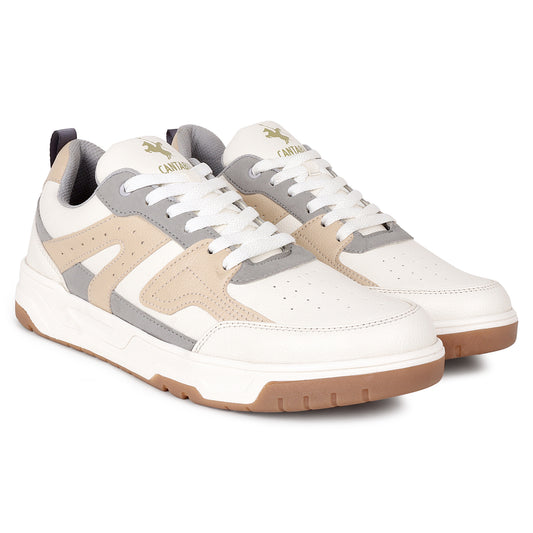 Sneaker Shoes for Men | Lightweight & Comfortable with Cushioned Insole Flynet Upper EVA Sole Slip on Closure